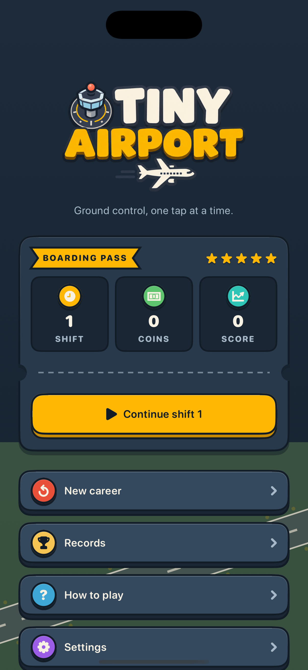 Tiny Airport: Runway Rush screenshot 1